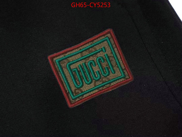 Clothing-Gucci hot sale ID: CY5253 $: 65USD