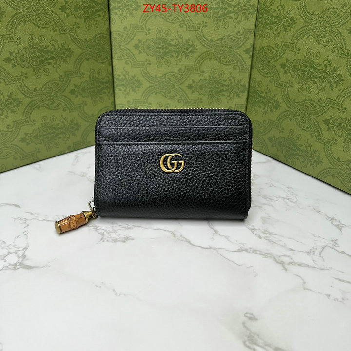 Gucci Bags(4A)-Wallet- where to find best ID: TY3806 $: 45USD