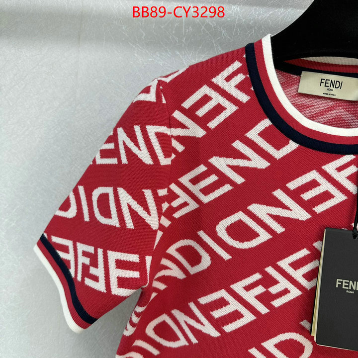 Clothing-Fendi how to buy replcia ID: CY3298 $: 89USD