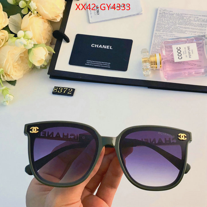 Glasses-Chanel top perfect fake ID: GY4333 $: 42USD