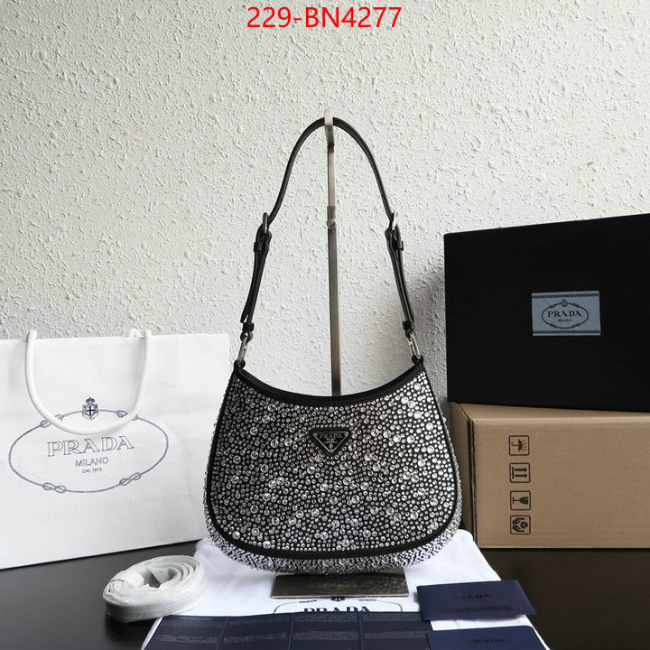 Prada Bags (TOP)-Cleo the best quality replica ID: BN4277 $: 229USD