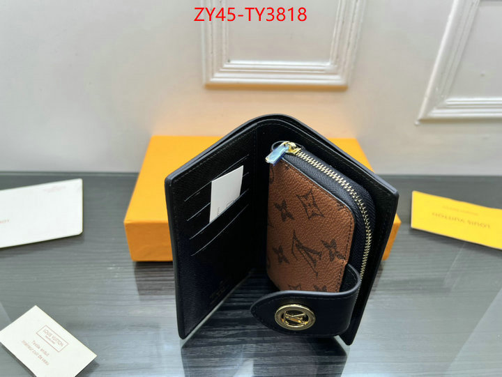 LV Bags(4A)-Wallet buy 2023 replica ID: TY3818 $: 45USD