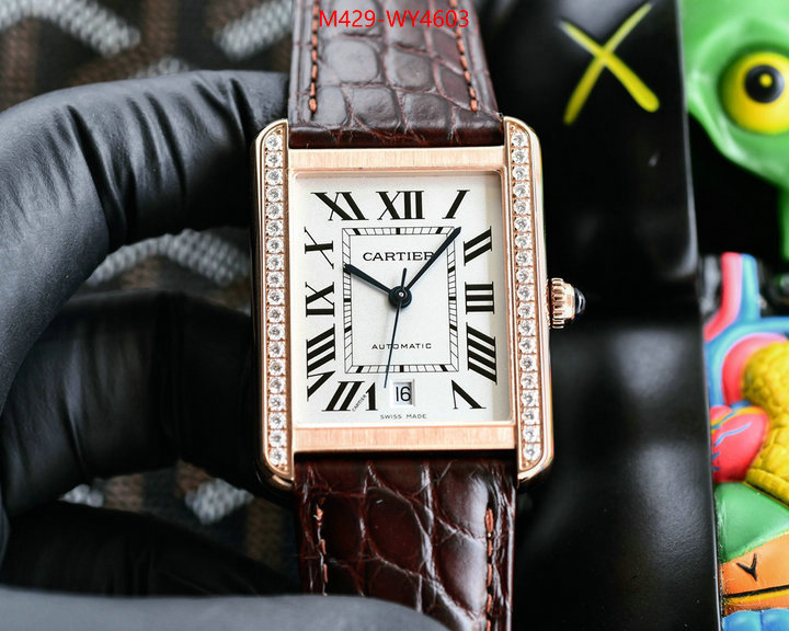 Watch(TOP)-Cartier luxury fashion replica designers ID: WY4603 $: 429USD