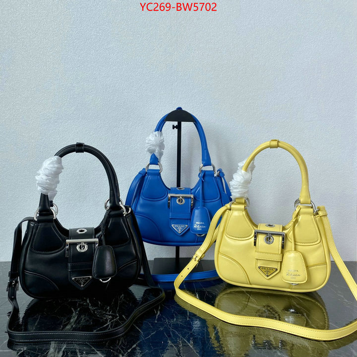 Prada Bags (TOP)-Diagonal- 2023 luxury replicas ID: BW5702 $: 269USD