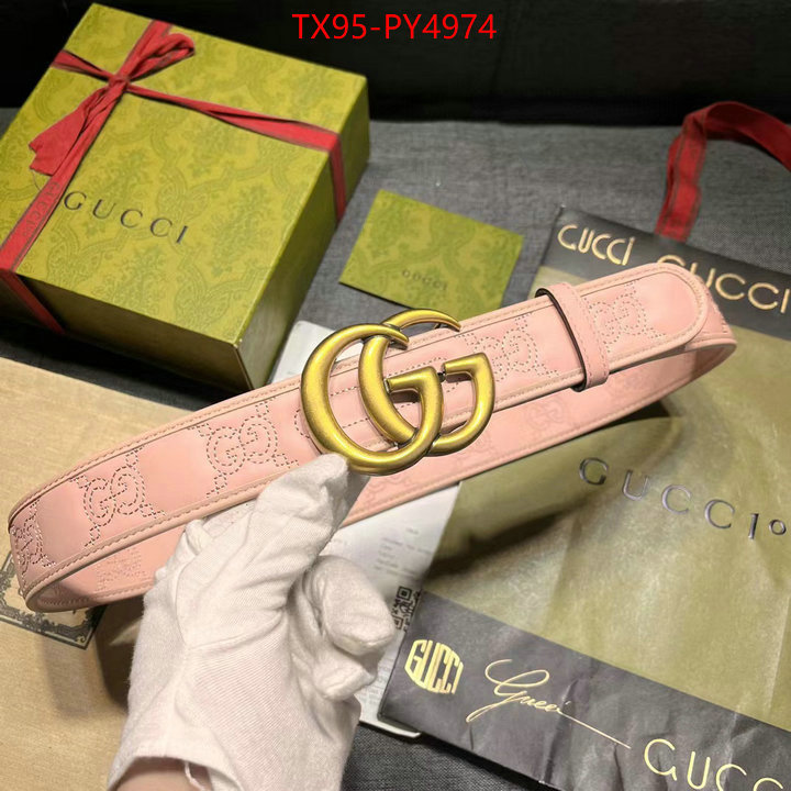 Belts-Gucci fake ID: PY4974 $: 95USD