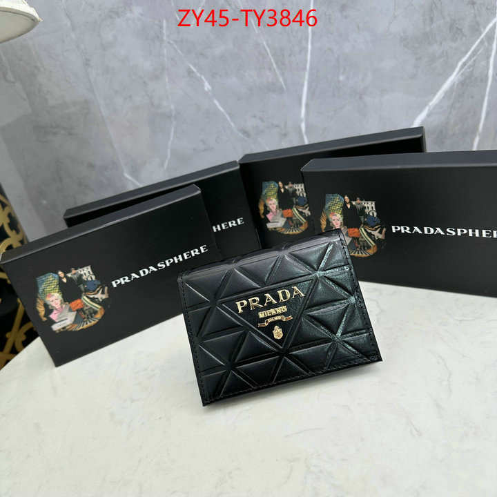 Prada Bags (4A)-Wallet buy best quality replica ID: TY3846 $: 45USD