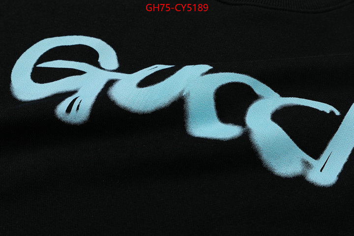 Clothing-Gucci high quality designer replica ID: CY5189 $: 75USD