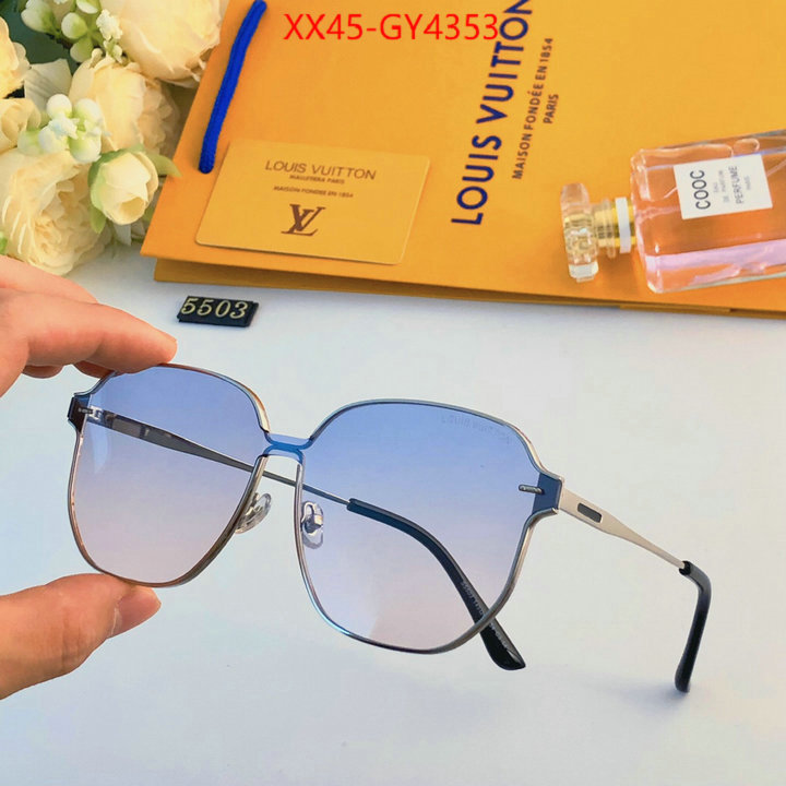 Glasses-LV buy high-quality fake ID: GY4353 $: 45USD