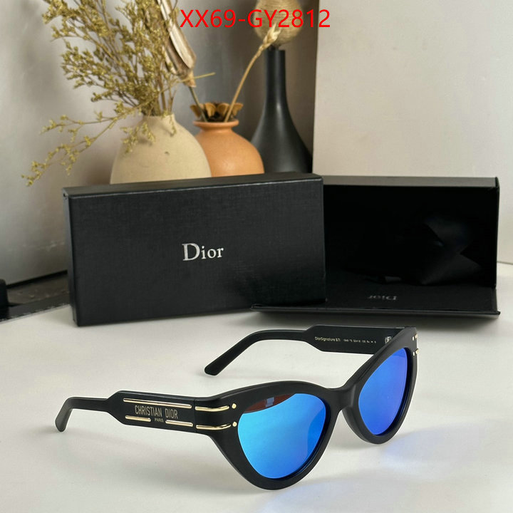 Glasses-Dior replica aaaaa+ designer ID: GY2812 $: 69USD