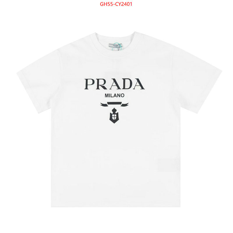 Clothing-Prada top quality designer replica ID: CY2401 $: 55USD