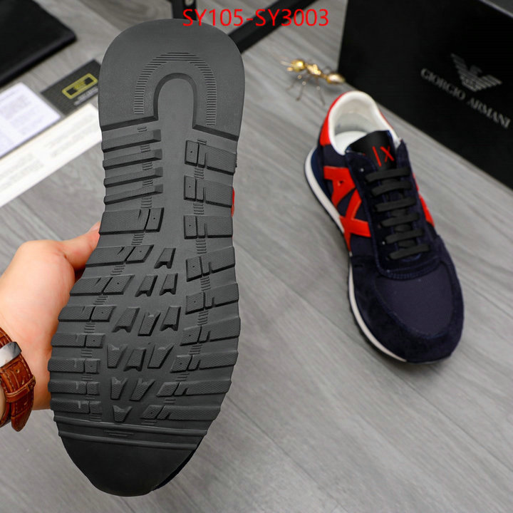 Men shoes-Armani first copy ID: SY3003 $: 105USD