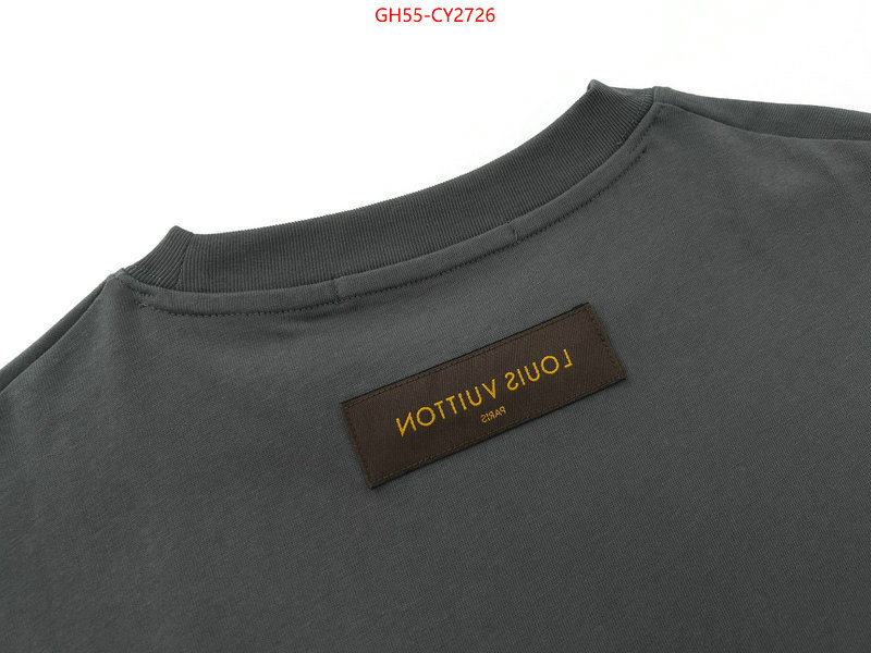 Clothing-LV 2023 replica wholesale cheap sales online ID: CY2726 $: 55USD