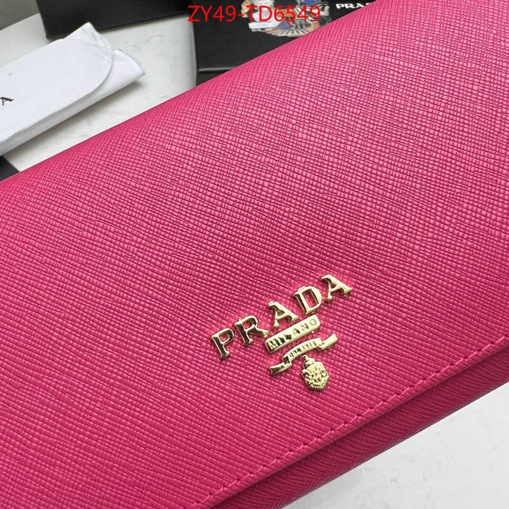 Prada Bags (4A)-Wallet best fake ID: TD6549 $: 49USD