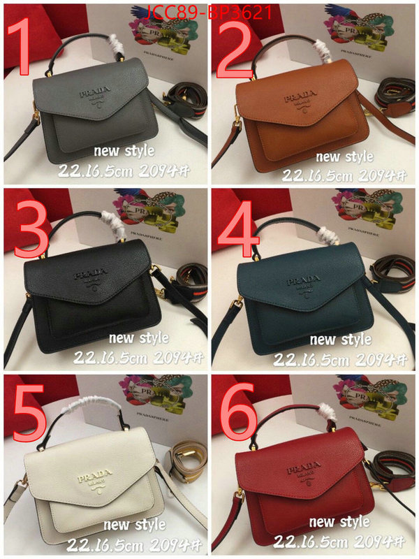 Prada Bags (4A)-Diagonal- what's the best place to buy replica ID: BP3621 $: 89USD