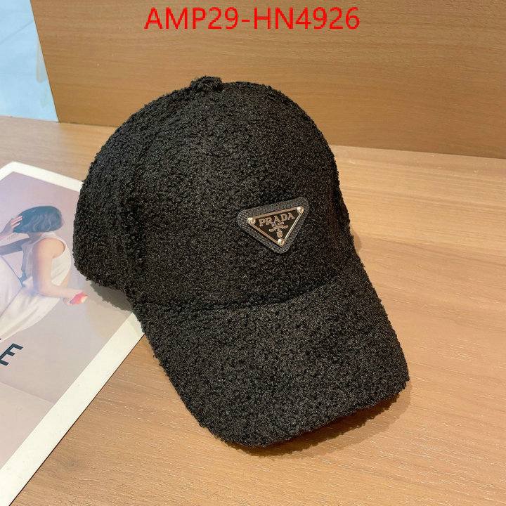 Cap (Hat)-Prada top fake designer ID: HN4926 $: 29USD