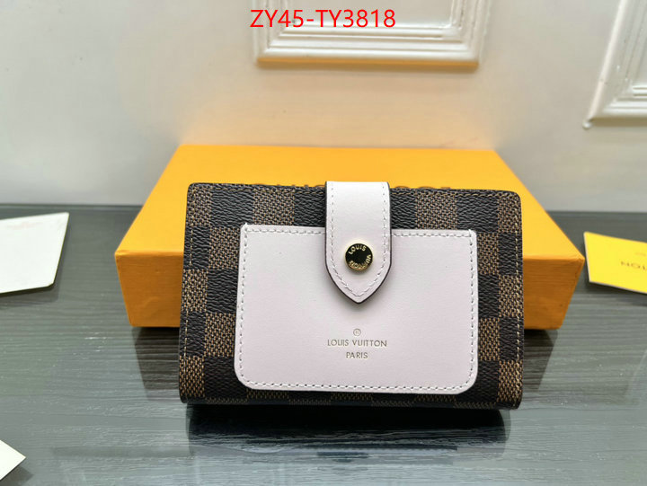 LV Bags(4A)-Wallet buy 2023 replica ID: TY3818 $: 45USD