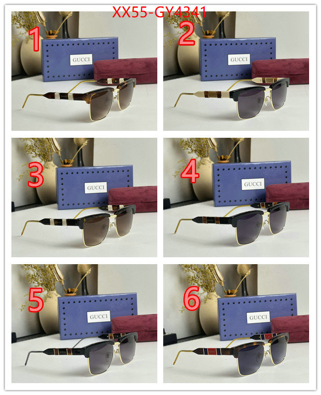 Glasses-Gucci how to buy replica shop ID: GY4341 $: 55USD