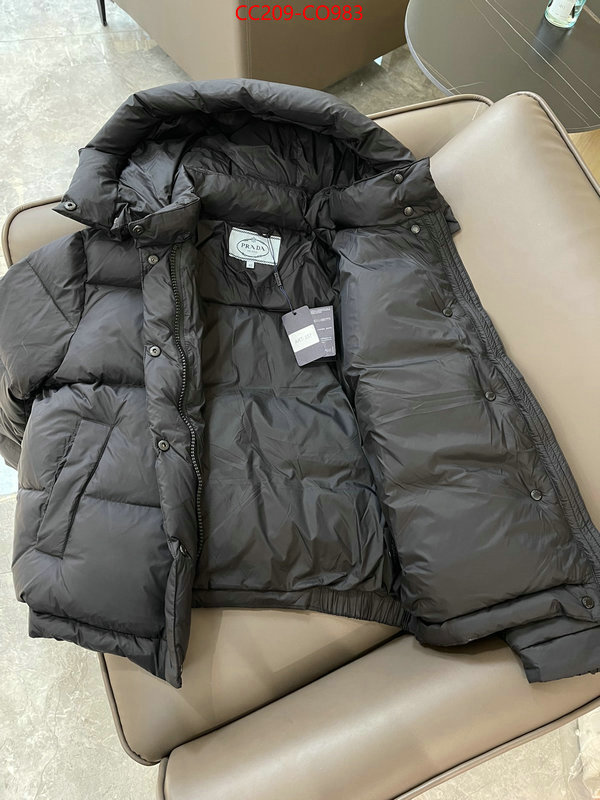 Down jacket Women-Prada mirror quality ID: CO983 $: 209USD
