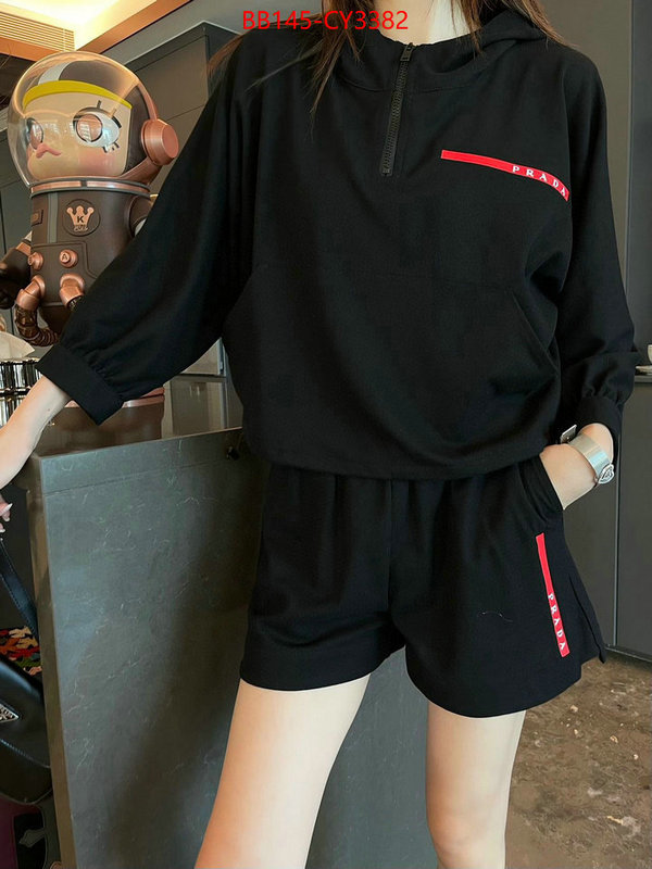 Clothing-Prada replica us ID: CY3382 $: 145USD