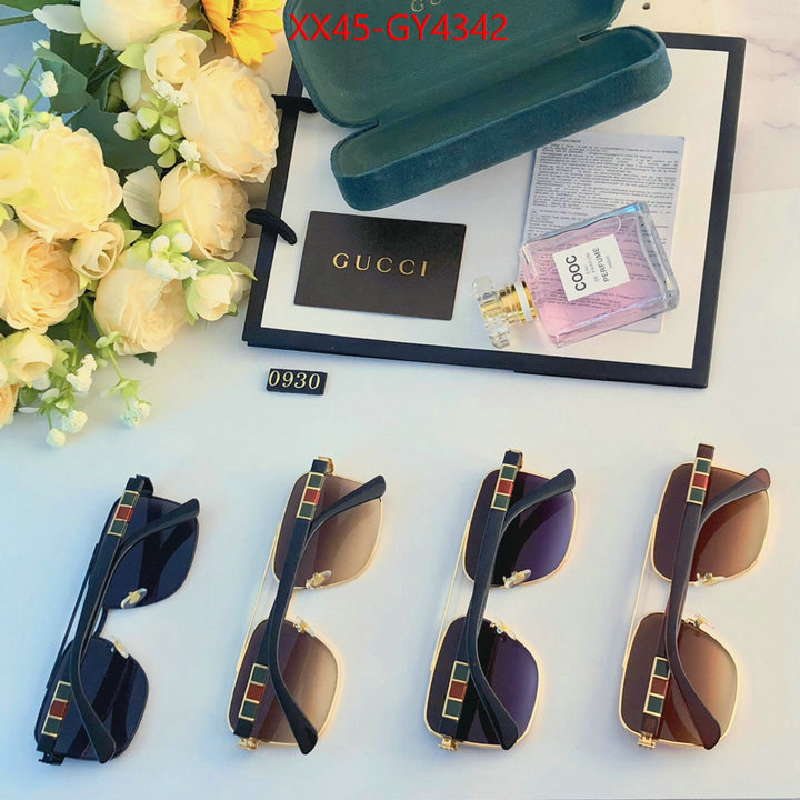 Glasses-Gucci 2023 aaaaa replica customize ID: GY4342 $: 45USD