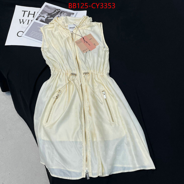 Clothing-MIU MIU high quality perfect ID: CY3353 $: 125USD