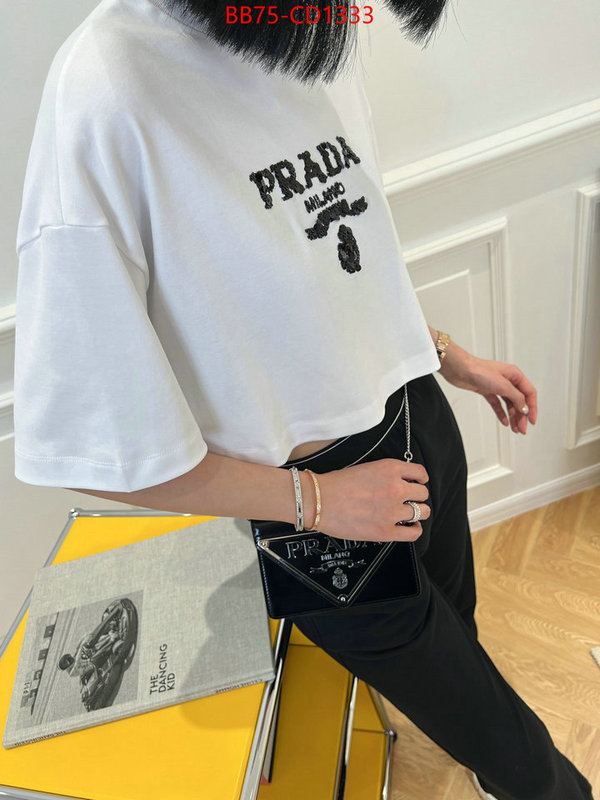 Clothing-Prada buy first copy replica ID: CD1333 $: 75USD