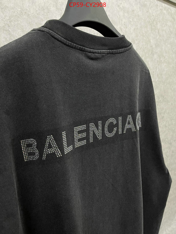 Clothing-Balenciaga shop designer replica ID: CY2908 $: 59USD