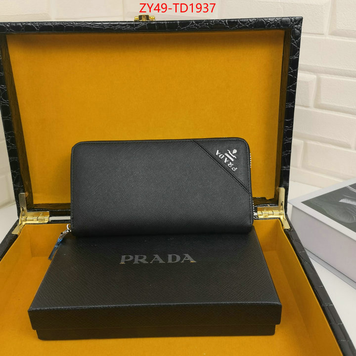 Prada Bags (4A)-Wallet wholesale imitation designer replicas ID: TD1937 $: 49USD