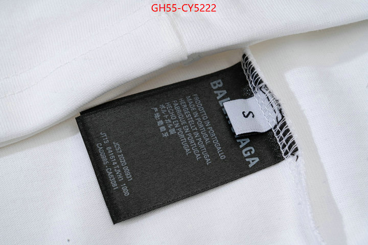 Clothing-Balenciaga high-end designer ID: CY5222 $: 55USD