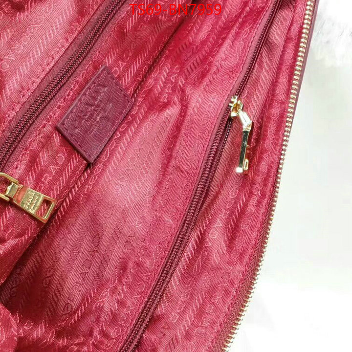 Prada Bags (4A)-Handbag- is it illegal to buy ID: BN7959 $: 69USD