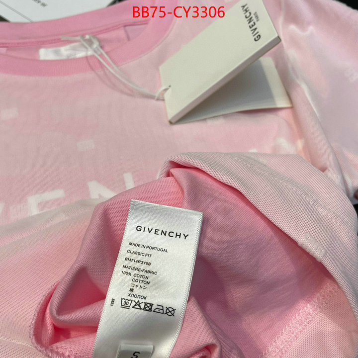 Clothing-Givenchy replica aaaaa designer ID: CY3306 $: 75USD