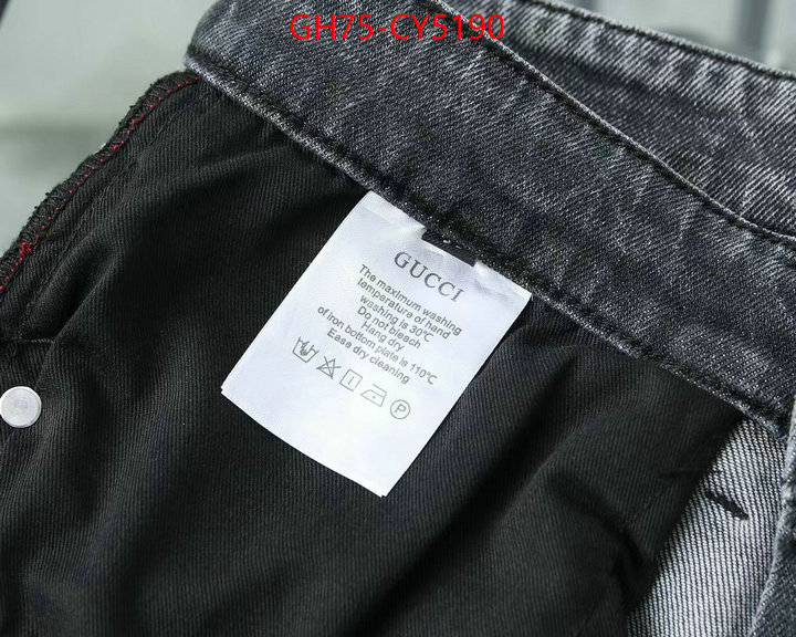 Clothing-Gucci buy top high quality replica ID: CY5190 $: 75USD