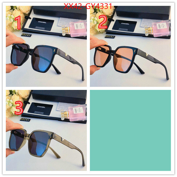 Glasses-Chanel found replica ID: GY4331 $: 42USD