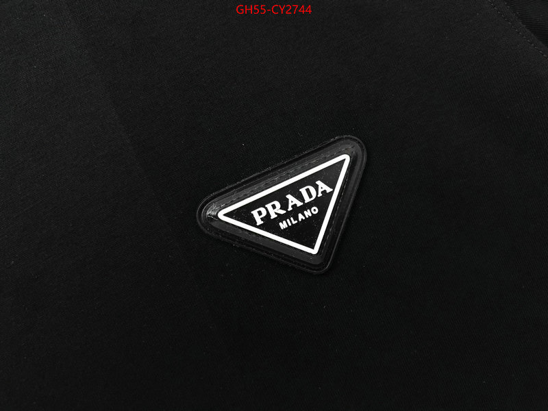 Clothing-Prada shop designer replica ID: CY2744 $: 55USD