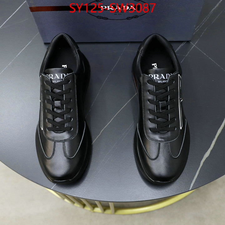 Men shoes-Prada aaaaa replica designer ID: SW3087 $: 125USD