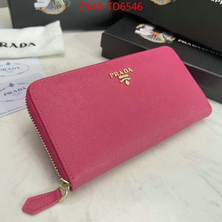 Prada Bags (4A)-Wallet what ID: TD6546 $: 49USD