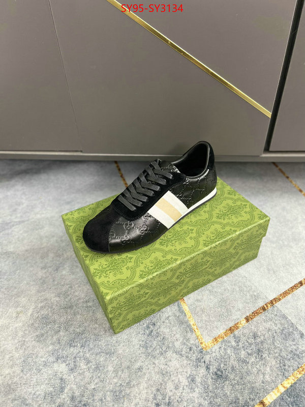 Men Shoes-Gucci what is aaaaa quality ID: SY3134 $: 95USD