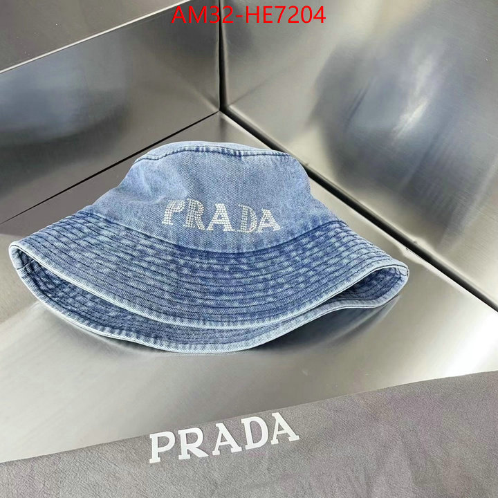 Cap (Hat)-Prada top brands like ID: HE7204 $: 32USD