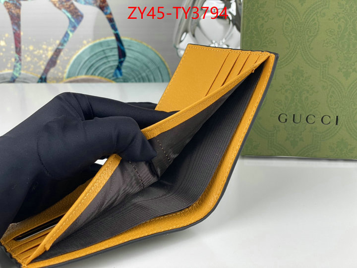 Gucci Bags(4A)-Wallet- buy best quality replica ID: TY3794 $: 45USD