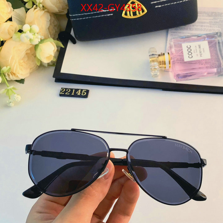 Glasses-Maybach top perfect fake ID: GY4358 $: 42USD