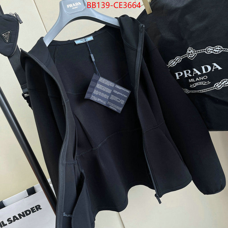 Clothing-Prada best replica new style ID: CE3664 $: 139USD