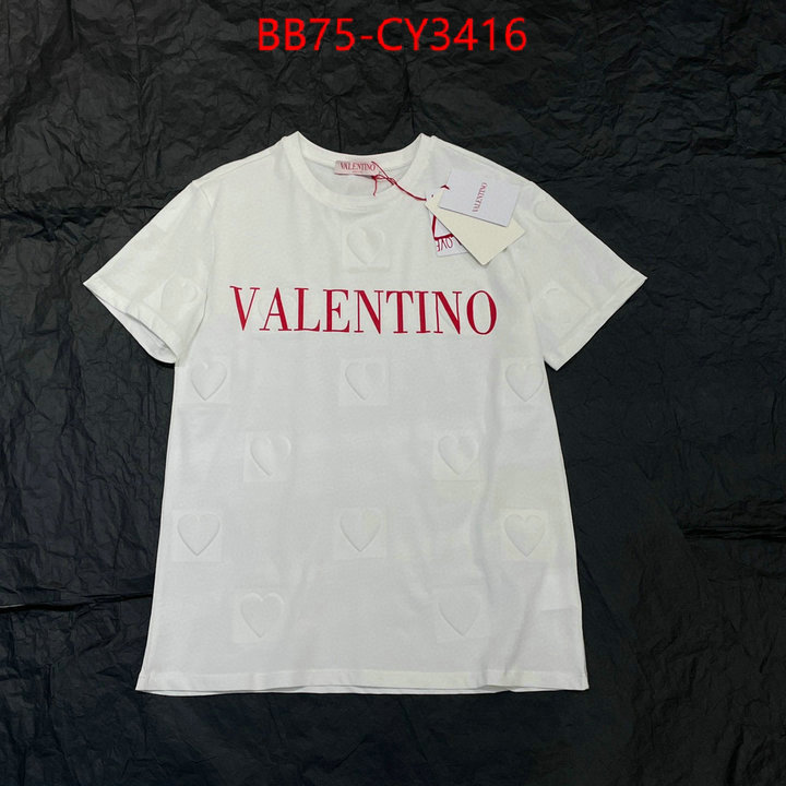 Clothing-Valentino high quality online ID: CY3416 $: 75USD