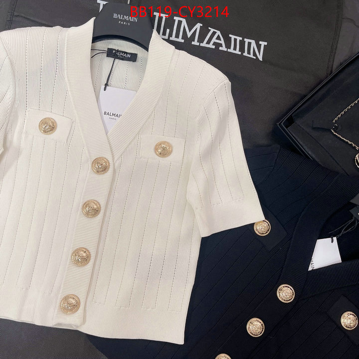 Clothing-Balmain what ID: CY3214 $: 119USD