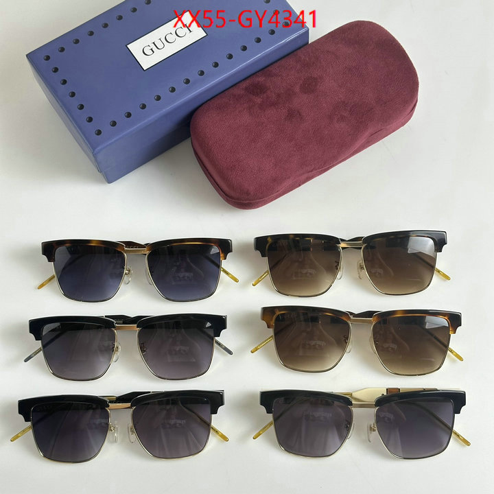 Glasses-Gucci how to buy replica shop ID: GY4341 $: 55USD