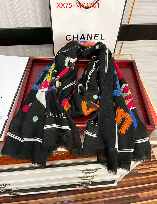 Scarf-Chanel wholesale replica shop ID: MY4701 $: 75USD