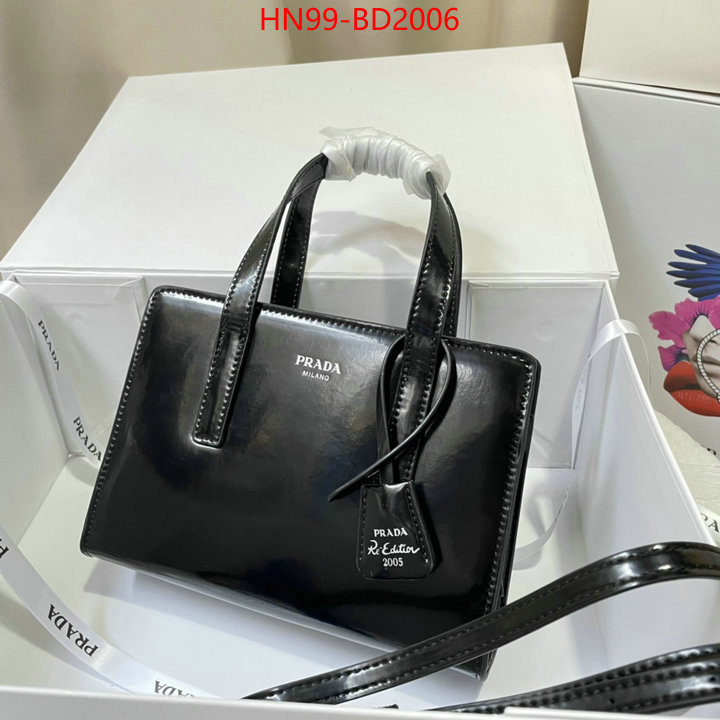 Prada Bags (4A)-Handbag- outlet 1:1 replica ID: BD2006 $: 99USD