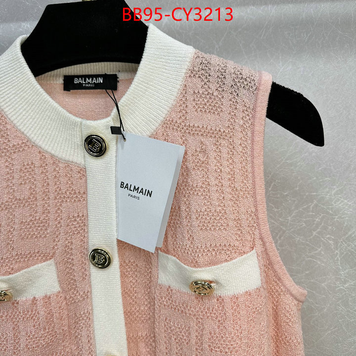 Clothing-Balmain 2023 replica wholesale cheap sales online ID: CY3213 $: 95USD