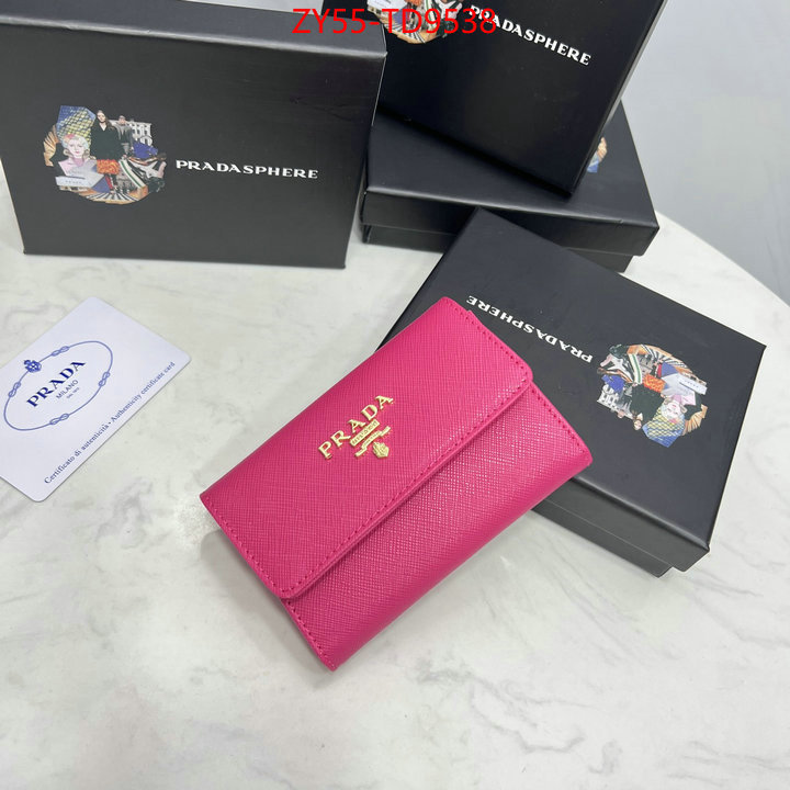 Prada Bags (4A)-Wallet first copy ID: TD9538 $: 55USD