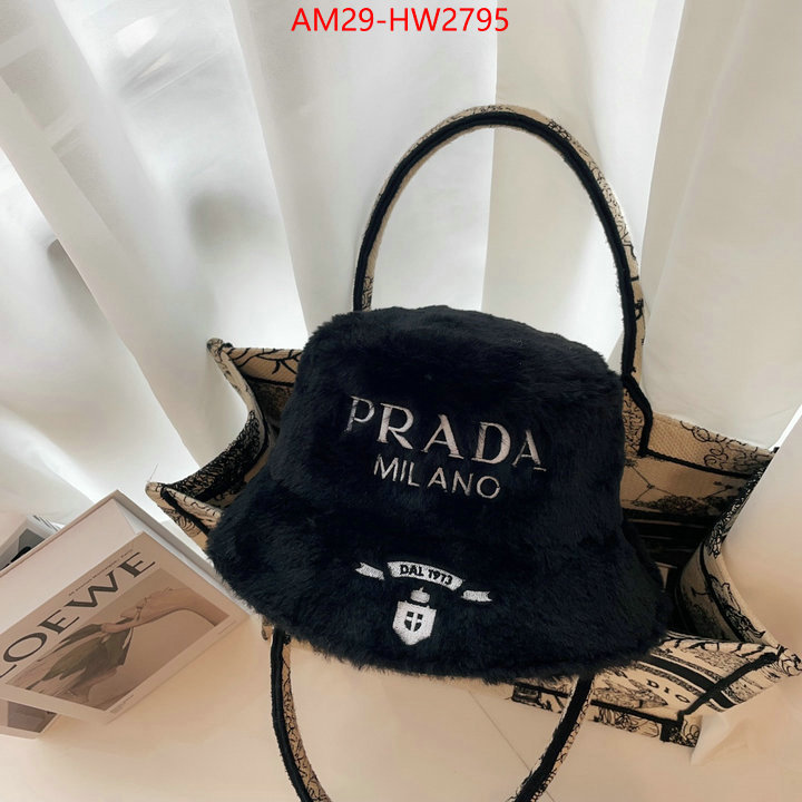 Cap (Hat)-Prada the best quality replica ID: HW2795 $: 29USD