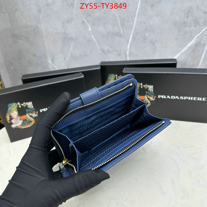 Prada Bags (4A)-Wallet high quality ID: TY3849 $: 55USD